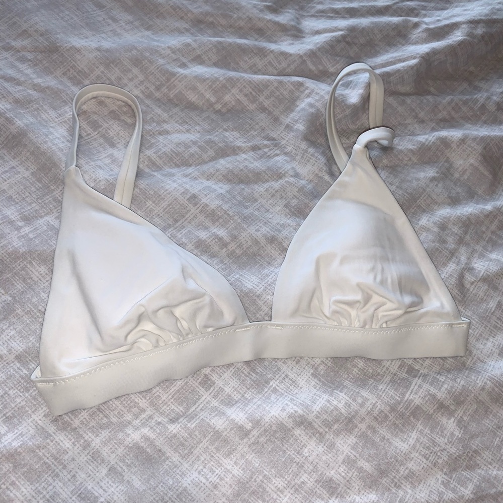 WHITE bikini top